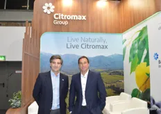 Mariano Sangronis and Bernabé Padilla with Citromax look forward to discussing the company’s lemon and blueberry business. The company's growing operations are in Argentina.